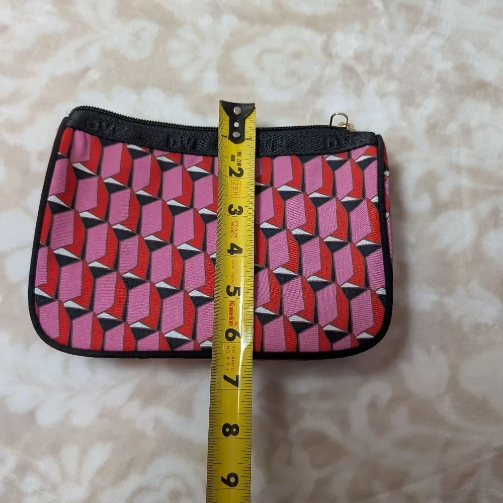Diane von Furstenberg DVF Geranium Leaf Weekender Travel Bag Pouch Set NWOT